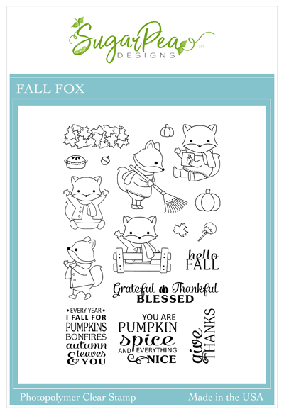 Fall Fox Stamp Set by SugarPea Designs